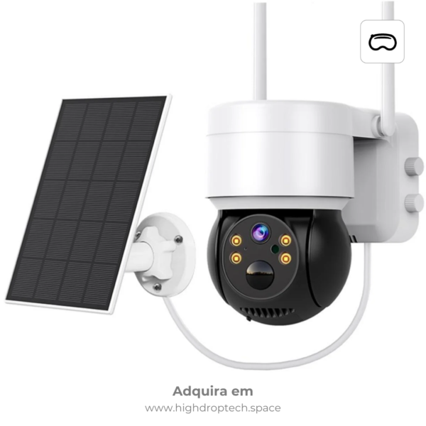 Câmera de Segurança Solar 360 - Original High Tech Pro ®