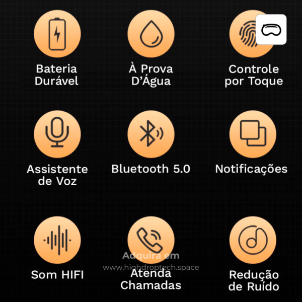 Fone de Ouvido Apple Air Pro 6 – Original High Tech Pro ®