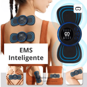 Mini Massageador EMS Estimulador Elétrico Portátil - Original High Tech Pro ®