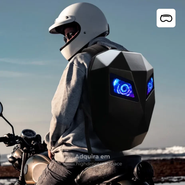 Mochila Led Futurista Portátil