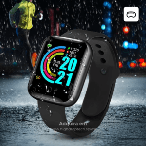 New SmartWatch Inteligente D20, Bluetooth, Música, SMS - Original High Tech Pro ®